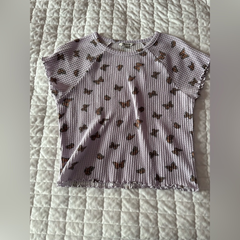 Purple Butterfly shirt